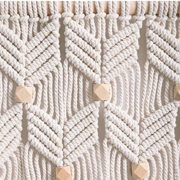 Macrame Shelf Braided Bohemian Living Room/Bedroom/Dorm Indie Hippie Home Decor - Picture 3 of 8